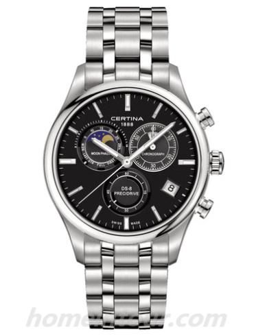 雪铁纳C033.450.11.051.00男表DS系列-银色表带/表径42mm