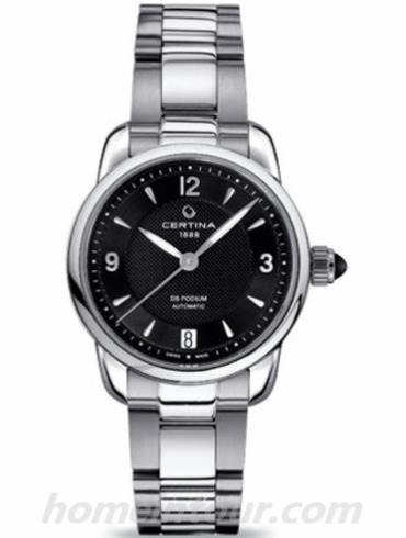 雪铁纳C025.207.11.057.00女表冠军系列-银色表带/表径32.5mm