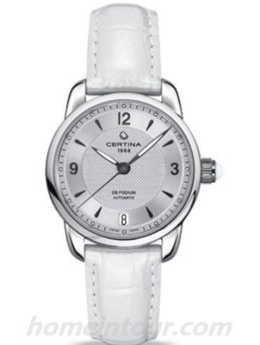 雪铁纳C025.207.16.037.00女表冠军系列-白色表带/表径32.5mm