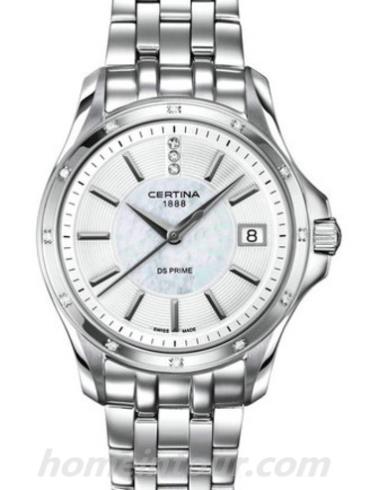 雪铁纳C004.210.61.116.00女表至尊系列-银色表带/表径32mm