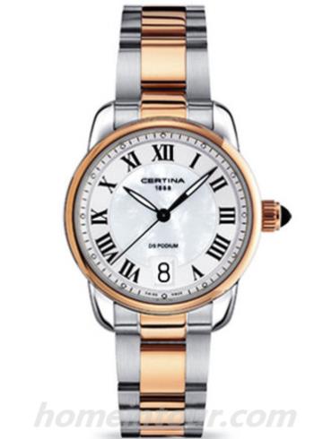 雪铁纳C025.210.22.118.00女表冠军系列-间金表带/表径32.5mm