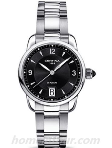 雪铁纳C025.210.11.057.00女表冠军系列-银灰相间表带/表径32.5mm