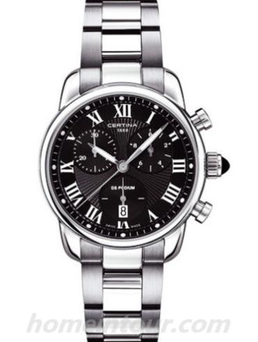 雪铁纳C025.217.11.058.00女表冠军系列-银灰相间表带/表径34.5mm