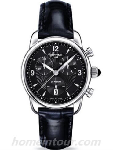 雪铁纳C025.217.16.057.00女表冠军系列-黑色表带/表径34.5mm