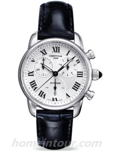 雪铁纳C025.217.16.018.00女表冠军系列-黑色表带/表径34.5mm