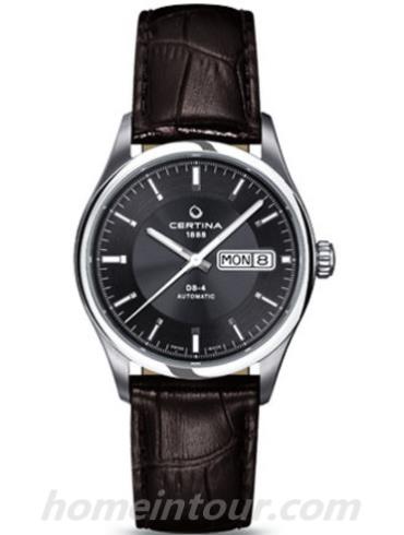 雪铁纳C022.430.16.081.00男表臻选系列-棕色表带/表径38mm