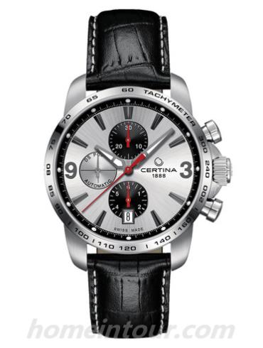 雪铁纳C001.427.16.037.01男表冠军系列-黑色表带/表径42mm