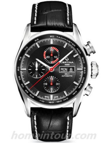 雪铁纳C006.414.16.051.01男表喜马拉雅系列-黑色表带/表径43mm