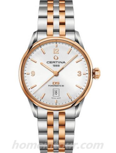 雪铁纳C026.407.22.037.00男表DS系列-间金表带/表径40mm