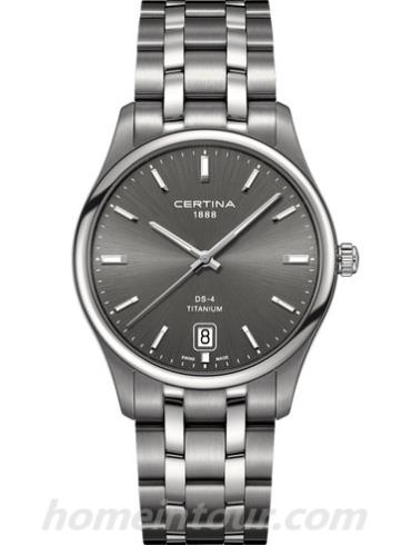 雪铁纳C022.610.44.081.00男表臻选系列-银灰相间表带/表径40mm