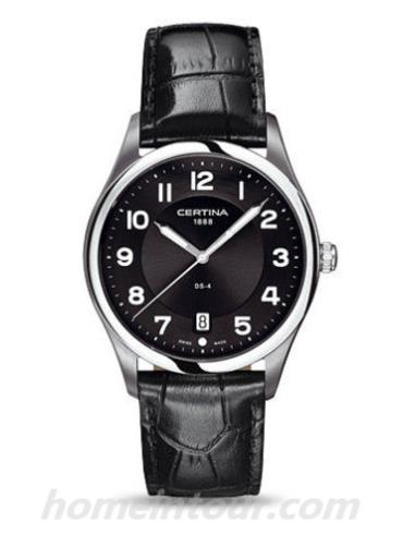 雪铁纳C022.410.16.050.00男表臻选系列-黑色表带/表径37mm