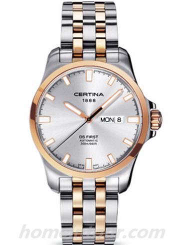 雪铁纳C014.410.16.011.00男表荣耀系列-白色表带/表径41mm