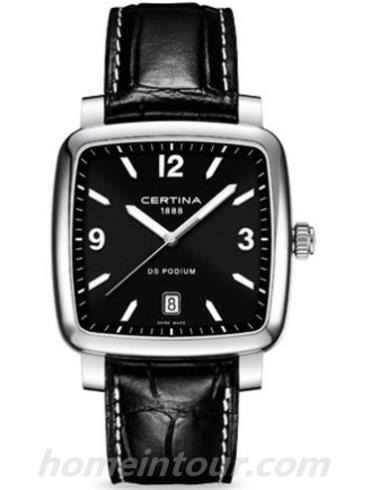 雪铁纳C025.510.16.057.00男表冠军系列-黑色表带/表径38.3mm