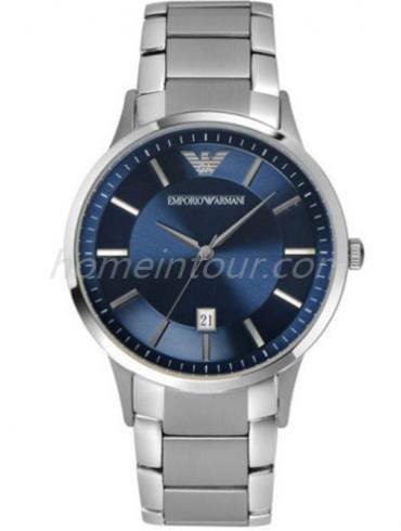 阿玛尼AR2477男表时尚男表系列-银色表带/表径43mm