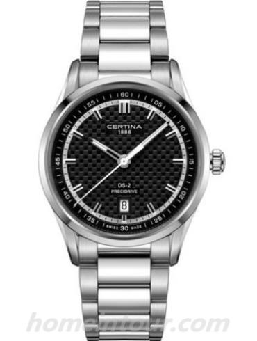 雪铁纳C024.410.11.051.00男表DS-2极速系列-银色表带/表径40mm