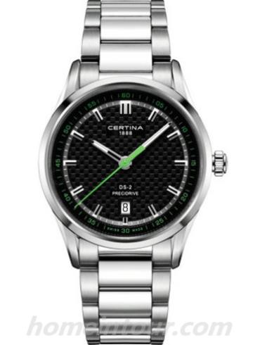 雪铁纳C024.410.11.051.02男表DS-2极速系列-银色表带/表径40mm