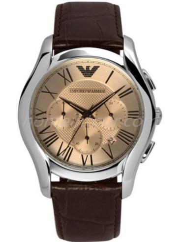 阿玛尼AR1785男表时尚男表系列-棕色表带/表径44.5mm