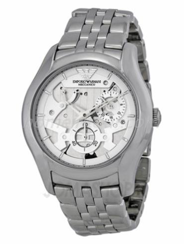 阿玛尼AR4676男表时尚男表系列-银色表带/表径44mm