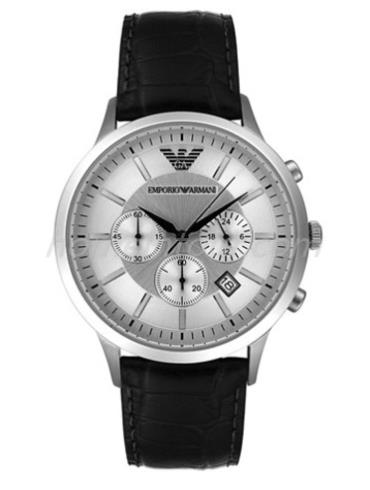 阿玛尼AR2432男表时尚男表系列-黑色表带/表径43mm