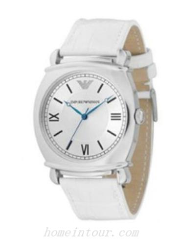 阿玛尼AR0287男表时尚男表系列-白色表带/表径&#8211;