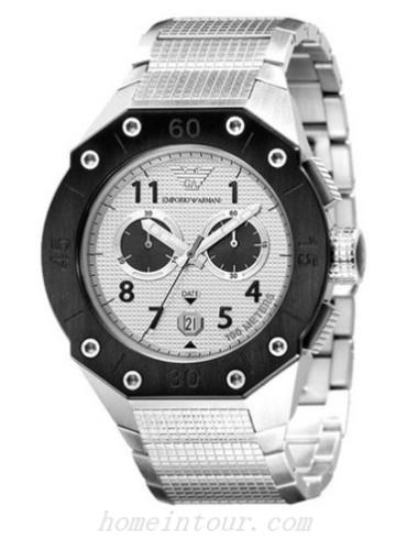 阿玛尼AR0666男表时尚男表系列-银色表带/表径&#8211;