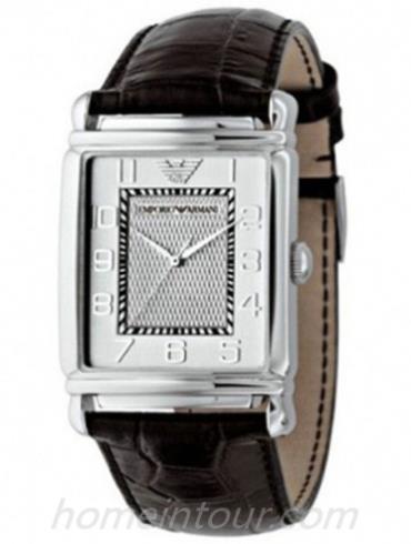 阿玛尼AR0432男表时尚男表系列-棕色表带/表径&#8211;