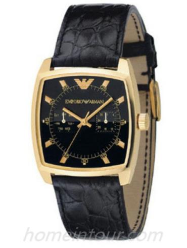 阿玛尼AR0308男表时尚男表系列-黑色表带/表径&#8211;