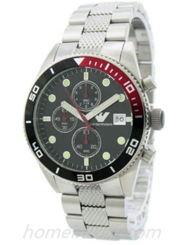 阿玛尼AR5855男表时尚男表系列-银色表带/表径&#8211;