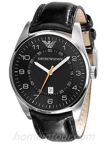 阿玛尼AR5861男表时尚系列-黑色表带/表径44mm