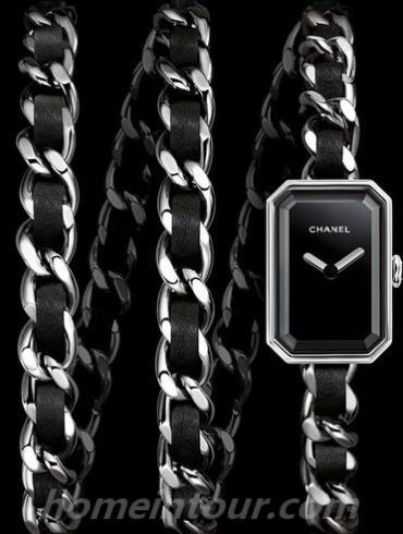 香奈儿H3749女表PREMIèRE系列-黑色表带/表径15.8 x 23.6mm