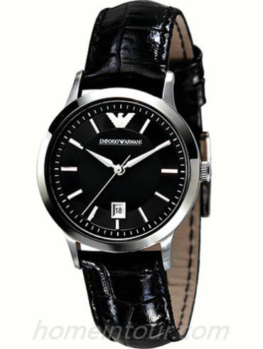 阿玛尼AR2412女表时尚女表系列-黑色表带/表径&#8211;