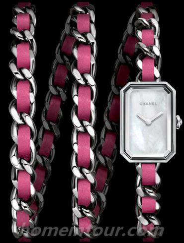 香奈儿H4557女表PREMIèRE系列-粉色表带/表径15.8 x 23.6mm