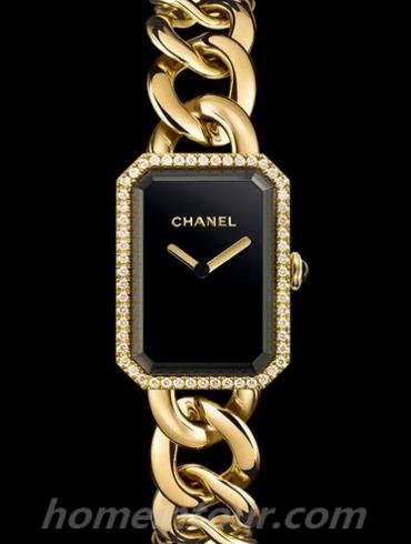 香奈儿H3259女表PREMIèRE系列-金色表带/表径20 x 28mm