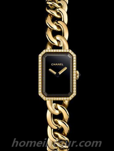 香奈儿H3258女表PREMIèRE系列-金色表带/表径16 x 22mm