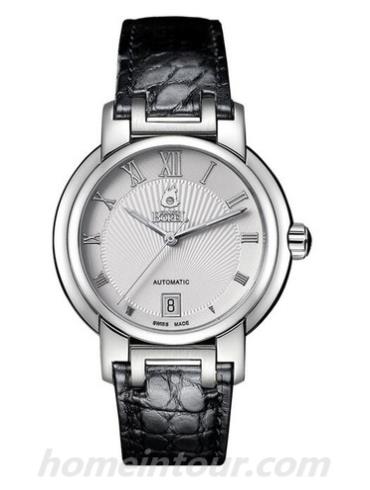 依波路GS1856-4532BK男表传奇系列-黑色表带/表径38mm