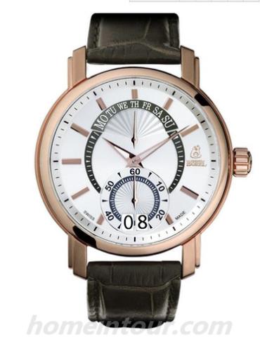 依波路GG5420-2321BR男表洛奇系列-棕色表带/表径39mm