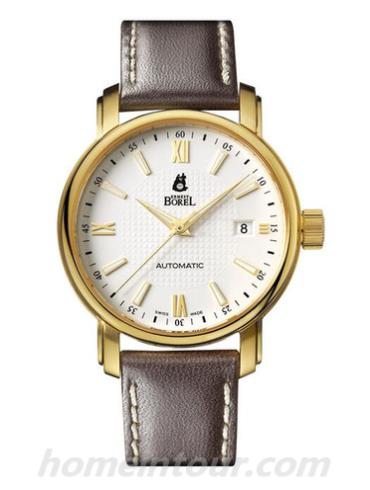 依波路GG5310-4521BR男表洛奇系列-棕色表带/表径38mm