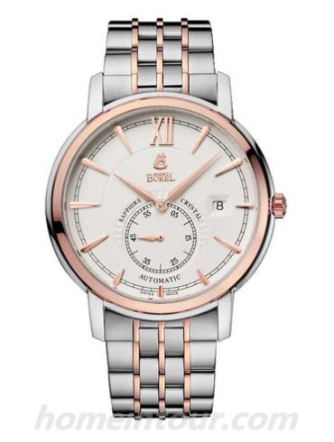 依波路GBR6155W-4829男表皇室系列-间金色表带/表径40.5mm