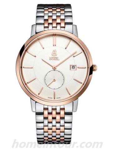 依波路GBR809L-4821男表乔斯系列-间金色表带/表径37mm