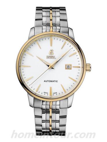 依波路GB5630_4621男表雅丽系列-间金色表带/表径39.5mm