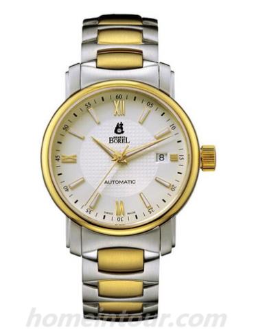 依波路GB5310-4521男表洛奇系列-间金色表带/表径38mm