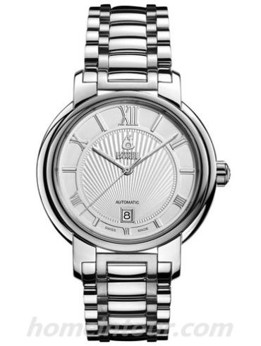 依波路LS1856N-4632女表传奇系列-银色表带/表径40.50mm