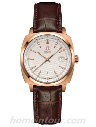 依波路GGR901S-4529BR男表复古系列-棕色表带/表径41mm