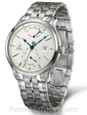 依波路GS8880P3-25121男表复古系列-银色表带/表径42mm