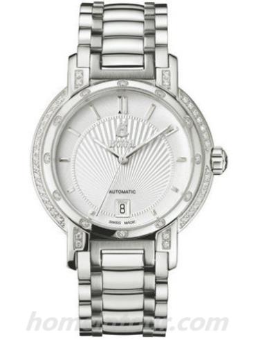 依波路GS1856UW-4522男表传奇系列-银色表带/表径38.5mm