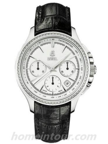 依波路GS8600D-4622BK男表波莱尔系列-黑色表带/表径41mm