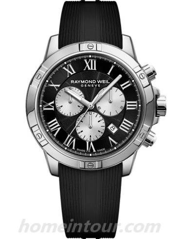 蕾蒙威8560-SR-00206男表Tango系列-黑色表带/表径43mm