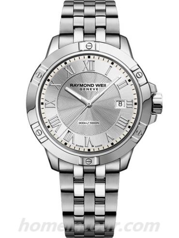 蕾蒙威8160-ST-00658男表Tango系列-银色表带/表径41mm