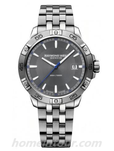 蕾蒙威8160-ST2-60001男表Tango系列-银色表带/表径41mm