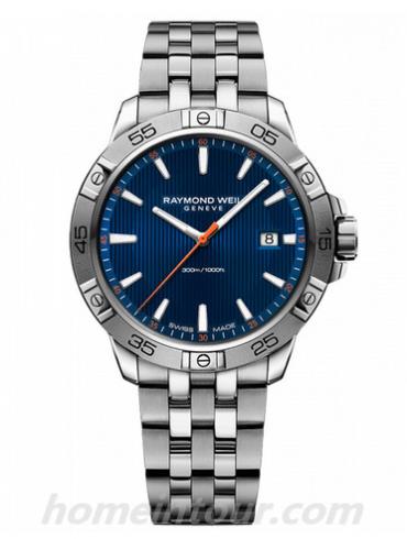 蕾蒙威8160-ST2-50001男表Tango系列-银色表带/表径41mm